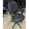OTG Black Rolling Adjustable Office Task Chair with Arms